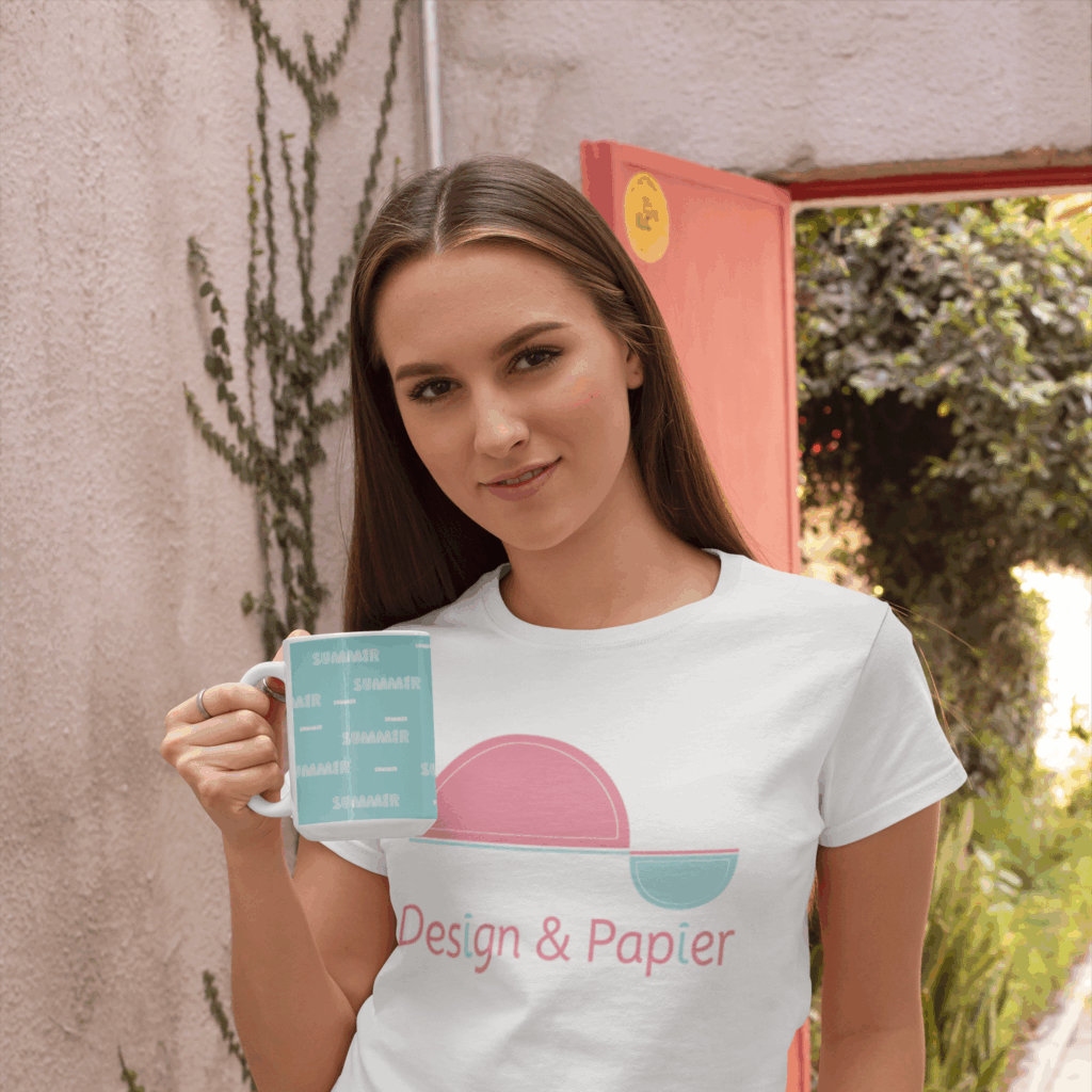 t-shirt-mockup-featuring-a-woman-in-shorts-holding-a-15-oz-coffee-mug-27516